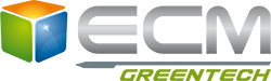 logo white ecm greentech